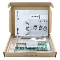 Сетевая карта LR-Link LREC9802BF-2SFP+, 2× SFP+ 10 GbE, Intel 82599, PCIe 2.0 x8, LP (FH-планка в комплекте) (LREC9802BF-2SFP+) — фото 1