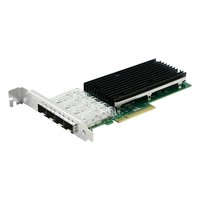 Сетевая карта LR-Link LREC9804BF-4SFP+, 4× SFP+ 10 GbE, Intel XL710, PCIe 3.0 x8, LP (FH-планка в комплекте) (LREC9804BF-4SFP+) — фото 1