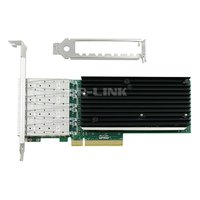 Сетевая карта LR-Link LREC9804BF-4SFP+, 4× SFP+ 10 GbE, Intel XL710, PCIe 3.0 x8, LP (FH-планка в комплекте) (LREC9804BF-4SFP+) — фото 2