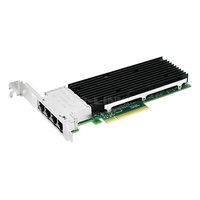 Сетевая карта LR-Link LREC9804BT, 4× RJ45 10 GbE, Intel XL710, PCIe 3.0 x8, LP (FH-планка в комплекте) (LREC9804BT) — фото 1