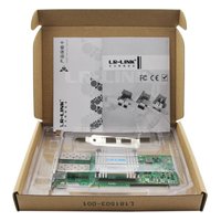 Сетевая карта LR-Link LREC9812BF-2SFP+, 2× SFP+ 10 GbE, Intel X710, PCIe 3.0 x8, LP (FH-планка в комплекте) (LREC9812BF-2SFP+) — фото 3