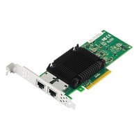 Сетевая карта LR-Link LRES1012PT, 2× RJ45 10 GbE, Intel X710, PCIe 3.0 x8, LP (FH-планка в комплекте) (LRES1012PT) — фото 1