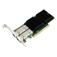 Сетевая карта LR-Link LRES1014PF-2QSFP28, 2× QSFP28 100 GbE, Intel E810, PCIe 4.0 x16, LP (FH-планка в комплекте) (LRES1014PF-2QSFP28) — фото 1