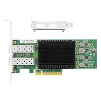Сетевая карта LR-Link LRES1021PF-2SFP28, 2× SFP28 25 GbE, Intel E810, PCIe 4.0 x8, LP (FH-планка в комплекте) — фото 1