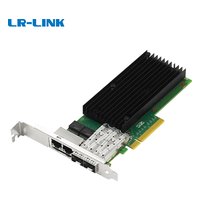 Сетевая карта LR-Link LRES4005TF-2S2T, 4× 2× RJ45 + 2× SFP+ 10 GbE, Intel X710, PCIe 3.0 x8, LP (FH-планка в комплекте) (LRES4005TF-2S2T)