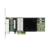 Сетевая карта LR-Link LRES8001PT-BP, 4× RJ45 1 GbE, Intel I350, PCIe 2.1 x4, LP (FH-планка в комплекте) — фото 1