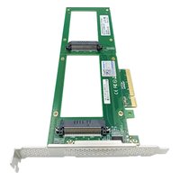 NVMe-адаптер LR-Link LRNV94N8, 8 внутр. (2× SFF-8639 (U.2, диски ставятся прямо на плату)), NVMe, PCIe 3.0 x8, FH — фото 4