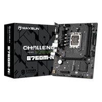 Материнская плата Maxsun MS-Challenger B760M-N D5 V2, mATX, 1xLGA1700, Intel B760, 2xDDR5 (до 96GB), 2xM.2, 3xSATA3, 1xPCIe 4.0 x16, VGA/HDMI, 1x1GbE — фото 3