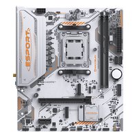 Материнская плата Maxsun MS-eSport B850M WIFI ICE, mATX, 1xAM5, AMD B850, 2xDDR5 (до 96GB), 2xM.2, 2xSATA3, 1xPCIe 5.0 x16, HDMI/DP, 1x1GbE, Wi-Fi 6