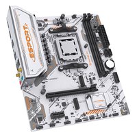 Материнская плата Maxsun MS-eSport B850M WIFI ICE, mATX, 1xAM5, AMD B850, 2xDDR5 (до 96GB), 2xM.2, 2xSATA3, 1xPCIe 5.0 x16, HDMI/DP, 1x1GbE, Wi-Fi 6 — фото 2