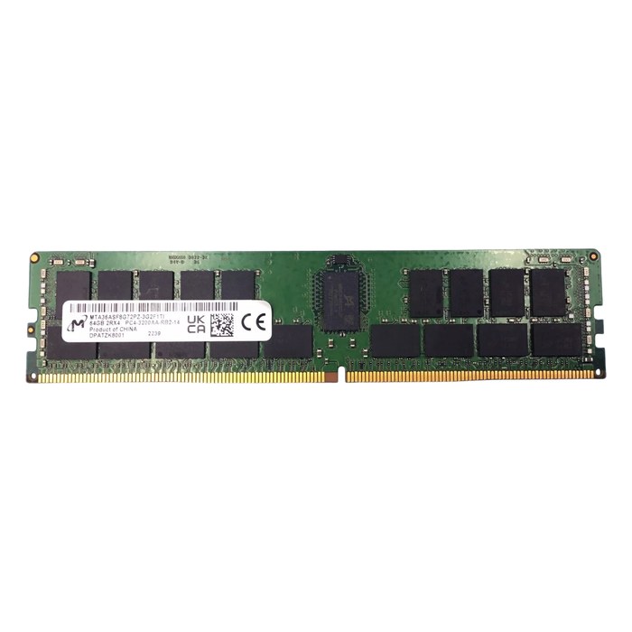 Модуль памяти 64GB 3200MHz DDR4 ECC DIMM Registered, Micron (MTA36ASF8G72PZ-3G2)