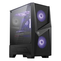 Корпус MSI MAG FORGE 100M, Midi Tower, ATX/mATX/Mini-ITX, без БП, стекло, чёрный (306-7G03M21-809) — фото 1