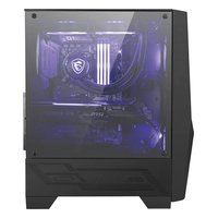 Корпус MSI MAG FORGE 100M, Midi Tower, ATX/mATX/Mini-ITX, без БП, стекло, чёрный (306-7G03M21-809) — фото 2