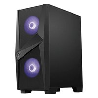 Корпус MSI MAG FORGE 100M, Midi Tower, ATX/mATX/Mini-ITX, без БП, стекло, чёрный (306-7G03M21-809) — фото 3