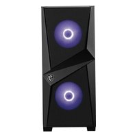 Корпус MSI MAG FORGE 100M, Midi Tower, ATX/mATX/Mini-ITX, без БП, стекло, чёрный (306-7G03M21-809) — фото 4