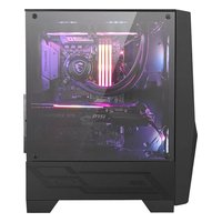 Корпус MSI MAG FORGE 100R, Midi Tower, ATX/mATX/Mini-ITX, без БП, стекло, чёрный (306-7G03R43-HH9) — фото 2
