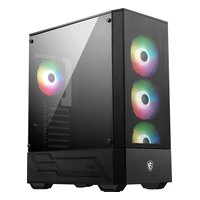 Корпус MSI MAG FORGE 112R, Midi Tower, ATX/mATX/Mini-ITX, без БП, стекло, чёрный (306-7G16X26-HH9) — фото 1