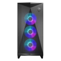 Корпус MSI MPG GUNGNIR 300R AIRFLOW, Midi Tower, E-ATX/ATX/mATX/Mini-ITX, без БП, стекло, чёрный (306-7G21R21-W57) — фото 1