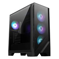 Корпус MSI MAG FORGE 321R AIRFLOW, Midi Tower, ATX/mATX/Mini-ITX, без БП, стекло, чёрный (306-7G23R41-HH9) — фото 1