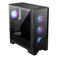 Корпус MSI MAG FORGE 321R AIRFLOW, Midi Tower, ATX/mATX/Mini-ITX, без БП, стекло, чёрный (306-7G23R41-HH9) — фото 2