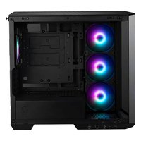 Корпус MSI MAG PANO M100R PZ, Mini Tower, mATX/Mini-ITX, без БП, стекло, чёрный (306-7G24R25-HH9) — фото 1