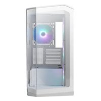 Корпус MSI MAG PANO M100R PZ, Mini Tower, mATX/Mini-ITX, без БП, стекло, белый (306-7G24W28-HH9) — фото 1
