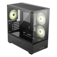 Корпус MSI MAG PANO M110R, Mini Tower, mATX/Mini-ITX, без БП, стекло, чёрный (306-7G33R21-JA4) — фото 2