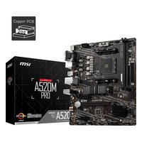 Материнская плата MSI A520M PRO, mATX, 1xAM4, AMD A520, 2xDDR4 (до 64GB), 1xM.2, 4xSATA3, 1xPCIe 3.0 x16, VGA/HDMI/DP, 1x1GbE — фото 5