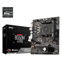 Материнская плата MSI B550M-A PRO, mATX, 1xAM4, AMD B550, 2xDDR4 (до 64GB), 1xM.2, 4xSATA3, 1xPCIe 4.0 x16, HDMI/DVI-D, 1x1GbE — фото 5