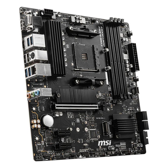 Материнская плата MSI B550M PRO-VDH, mATX, 1xAM4, AMD B550, 4xDDR4 (до 128GB), 2xM.2, 4xSATA3, 1xPCIe 4.0 x16, VGA/DP/HDMI, 1x1GbE