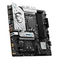 Материнская плата MSI B760M GAMING PLUS WIFI, mATX, 1xLGA1700, Intel B760, 4xDDR5 (до 256GB), 2xM.2, 4xSATA3, 1xPCIe 4.0 x16, HDMI/DP, 1x2.5GbE, Wi-Fi 6E — фото 3