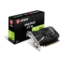 Видеокарта MSI GeForce GT 1030 AERO ITX 2GD4 OC 2GB DDR4/64-bit, PCIe 3.0 x4, 1xHDMI+1xDVI-D, 2 слота, без доп. питания — фото 5