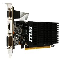 Видеокарта MSI GeForce GT 710 2GD3H 2GB DDR3/64-bit, PCIe 2.0 x8, 1xHDMI+1xDVI-D, 1 слот, низкопрофильная, без доп. питания (GT710 2GD3H LP) — фото 2