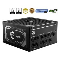 Блок питания MSI MAG A1250GL PCIE5 1250W, ATX 3.1, 80 PLUS Gold, модульный, 1x12V-2x6, 4xPCIe 6+2 (306-7ZP9A11-CE0) — фото 1