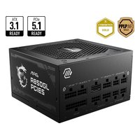 Блок питания MSI MAG A850GL PCIE5 850W, ATX 3.1, 80 PLUS Gold, модульный, 1x12V-2x6, 4xPCIe 6+2 (306-7ZP8A11-CE0) — фото 1