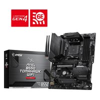 Материнская плата MSI MAG B550 TOMAHAWK WIFI, ATX, 1xAM4, AMD B550, 4xDDR4 (до 128GB), 2xM.2, 4xSATA3, 1xPCIe 4.0 x16, HDMI/DP, 1x2.5GbE, Wi-Fi 6E — фото 4