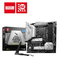 Материнская плата MSI MAG B760M MORTAR WIFI II, mATX, 1xLGA1700, Intel B760, 4xDDR5 (до 256GB), 3xM.2, 4xSATA3, 1xPCIe 5.0 x16, HDMI/DP, 1x2.5GbE, Wi-Fi 6E — фото 4