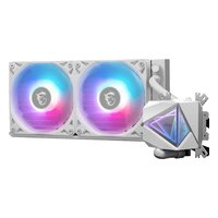 Система жидкостного охлаждения MSI MAG CORELIQUID I240 WHITE, радиатор 240 мм, LGA1851/1700/1200/115x, AM5/AM4 (306-7ZW7E21-C24) — фото 1