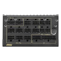 Блок питания MSI MEG Ai1600T PCIE5 1600W, ATX 3.1, 80 PLUS Titanium, модульный, 2x12V-2x6, 9xPCIe 6+2 (306-7ZPEX11-CE0) — фото 2