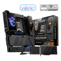Материнская плата MSI MEG X870E GODLIKE, E-ATX, 1xAM5, AMD X870E, 4xDDR5 (до 256GB), 5xM.2, 4xSATA3, 2xPCIe 5.0 x16, DP, 1x10GbE+1x5GbE, Wi-Fi 7 — фото 4