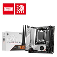 Материнская плата MSI MPG B650I EDGE WIFI, Mini-ITX, 1xAM5, AMD B650, 2xDDR5 (до 128GB), 2xM.2, 4xSATA3, 1xPCIe 4.0 x16, HDMI, 1x2.5GbE, Wi-Fi 6E — фото 4