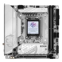 Материнская плата MSI MPG B860I EDGE TI WIFI, Mini-ITX, 1xLGA1851, Intel B860, 2xDDR5 (до 128GB), 2xM.2, 2xSATA3, 1xPCIe 5.0 x16, HDMI/DP, 1x5GbE, Wi-Fi 7 — фото 1