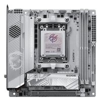 Материнская плата MSI MPG X870I EDGE TI EVO WIFI, Mini-ITX, 1xAM5, AMD X870, 2xDDR5 (до 128GB), 2xM.2, 2xSATA3, 1xPCIe 5.0 x16, HDMI/DP, 1x5GbE, Wi-Fi 7 — фото 1