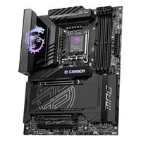 Материнская плата MSI MPG Z890 CARBON WIFI, ATX, 1xLGA1851, Intel Z890, 4xDDR5 (до 256GB), 5xM.2, 4xSATA3, 2xPCIe 5.0 x16, HDMI/DP, 1x5GbE+1x2.5GbE, Wi-Fi 7 — фото 2