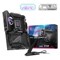Материнская плата MSI MPG Z890 CARBON WIFI, ATX, 1xLGA1851, Intel Z890, 4xDDR5 (до 256GB), 5xM.2, 4xSATA3, 2xPCIe 5.0 x16, HDMI/DP, 1x5GbE+1x2.5GbE, Wi-Fi 7 — фото 4