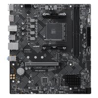Материнская плата MSI PRO B550M-B, mATX, 1xAM4, AMD B550, 2xDDR4 (до 64GB), 2xM.2, 4xSATA3, 1xPCIe 4.0 x16, HDMI/DP, 1x1GbE — фото 1