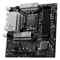 Материнская плата MSI PRO B760M-A DDR4 II, mATX, 1xLGA1700, Intel B760, 4xDDR4 (до 128GB), 2xM.2, 4xSATA3, 1xPCIe 4.0 x16, HDMI/DP, 1x2.5GbE — фото 2