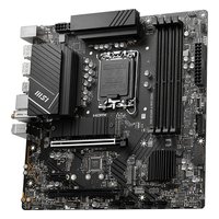 Материнская плата MSI PRO B760M-A WIFI DDR4, mATX, 1xLGA1700, Intel B760, 4xDDR4 (до 128GB), 2xM.2, 4xSATA3, 1xPCIe 4.0 x16, HDMI/DP, 1x2.5GbE, Wi-Fi 6E — фото 2