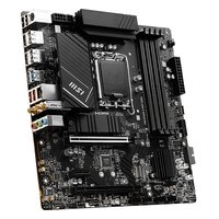 Материнская плата MSI PRO B760M-A WIFI DDR4, mATX, 1xLGA1700, Intel B760, 4xDDR4 (до 128GB), 2xM.2, 4xSATA3, 1xPCIe 4.0 x16, HDMI/DP, 1x2.5GbE, Wi-Fi 6E — фото 3