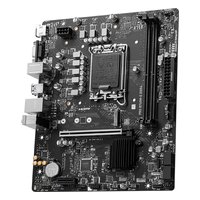 Материнская плата MSI PRO B760M-E DDR4, mATX, 1xLGA1700, Intel B760, 2xDDR4 (до 64GB), 1xM.2, 4xSATA3, 1xPCIe 4.0 x16, HDMI/VGA, 1x1GbE — фото 2